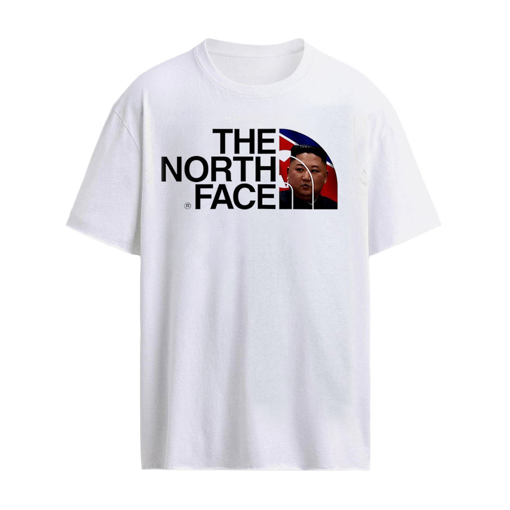 Kim Jong Un The North Face parody shirt