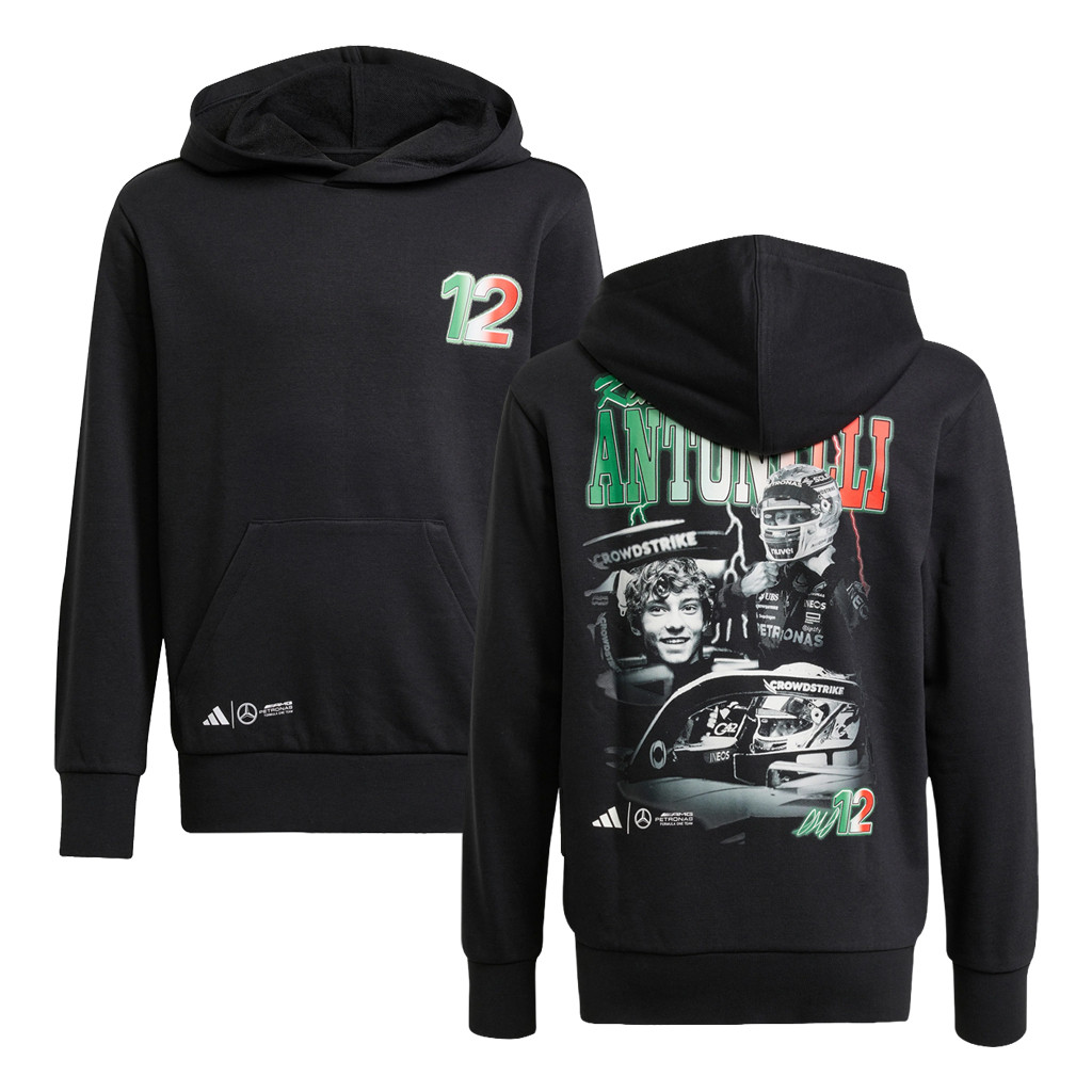 Kimi Antonelli Merch 2026 Kimi Antonelli 12 Graphic Hoodie Black Present For F1 Lovers