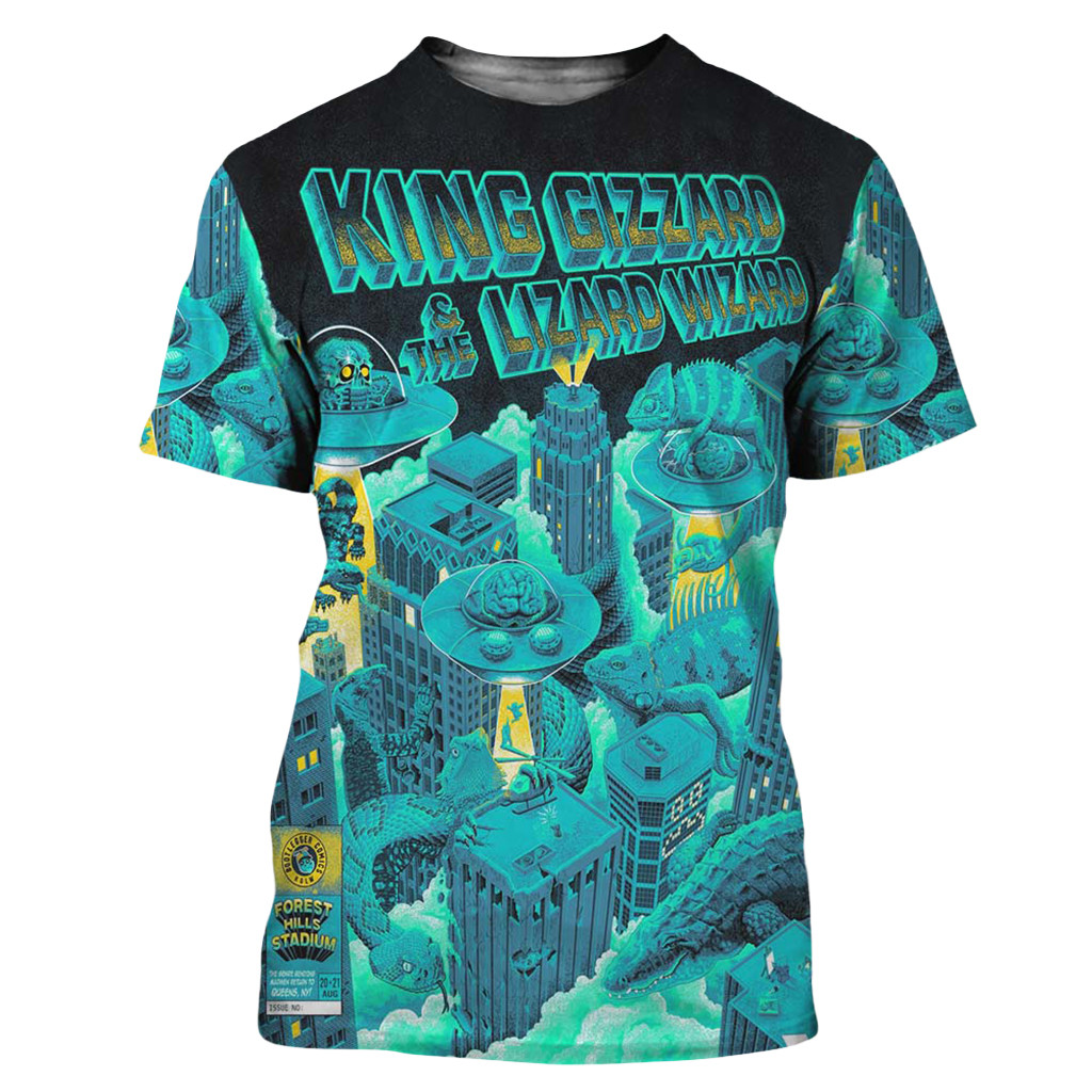 King Gizzard And The Lizard Wizard Queens New York 2026 T-Shirt King Gizzard Merch Fan Gift