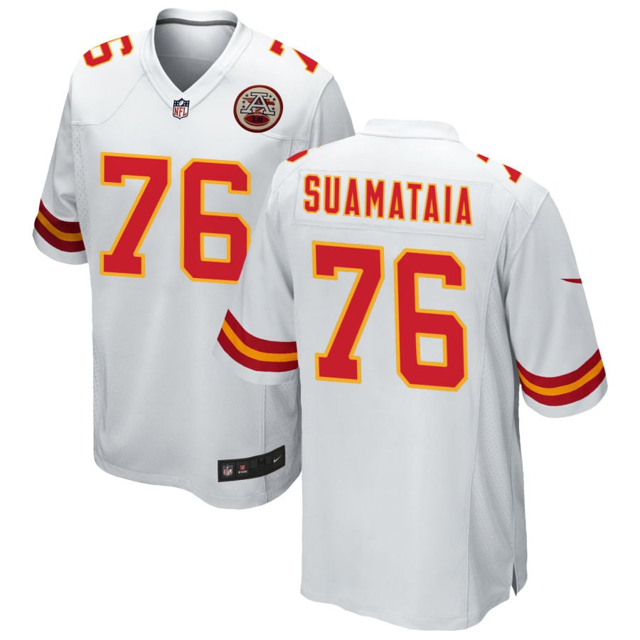 Kingsley Suamataia Kansas City Chiefs 2025 Game Jersey - White