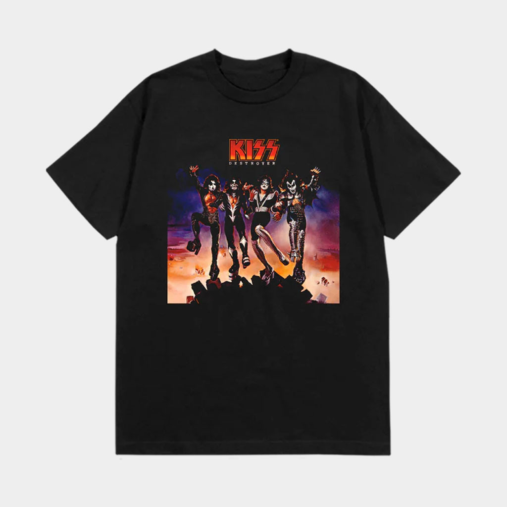 KISS Merch 1976 Destroyer T-Shirt KISS Band Merch Gifts For Rock Music Lovers