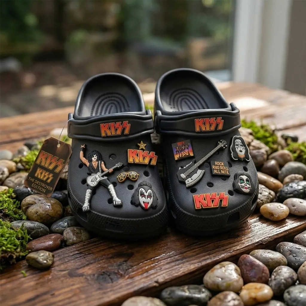 KISS Rock Band Clogs KISS Merch Cool Gifts For Music Lovers