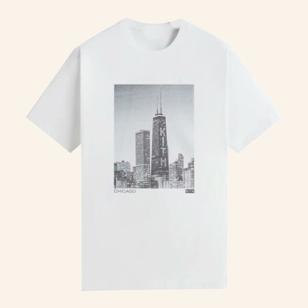 Kith Merch Kith Chicago HQ T-Shirt Christmas Gifts For Him