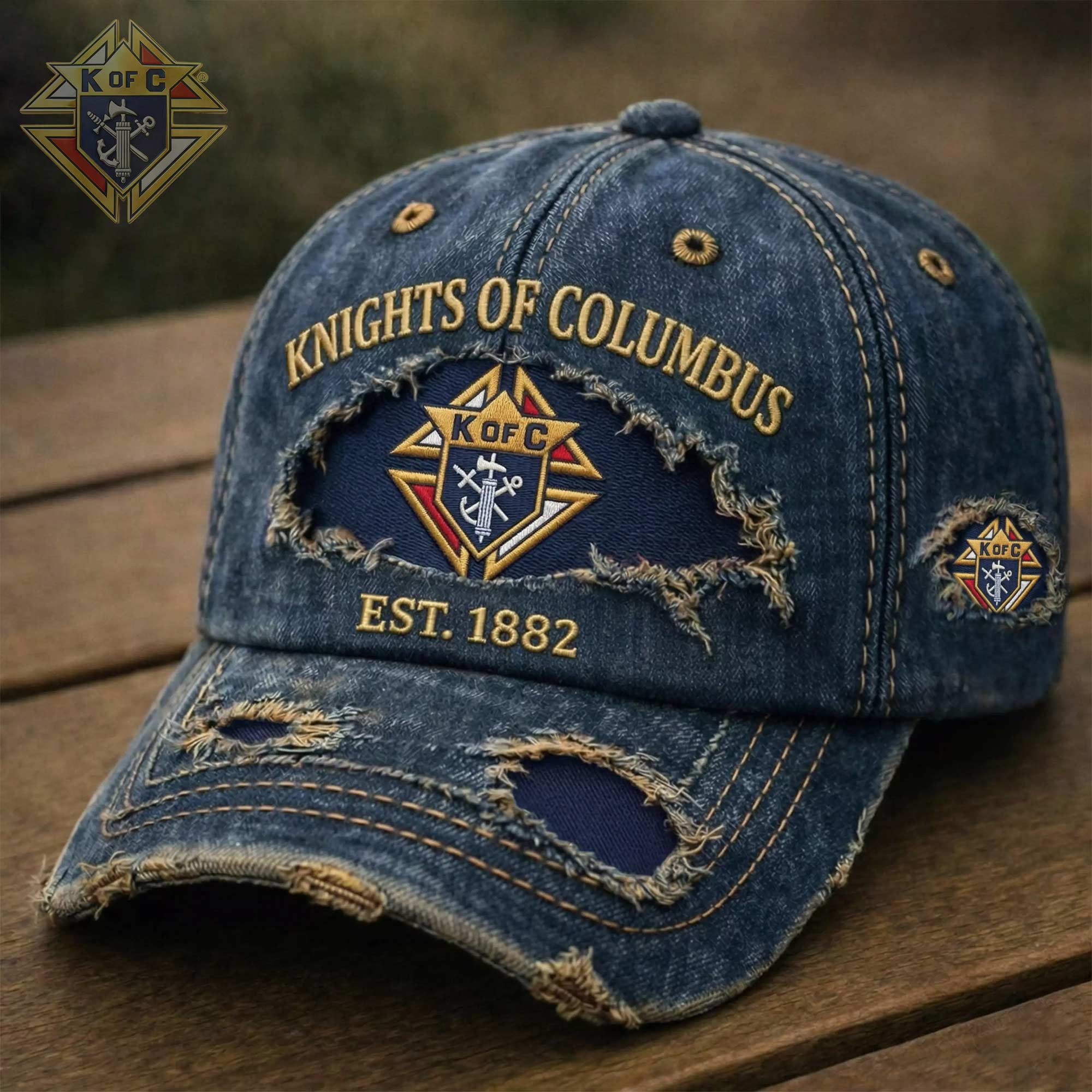 Knights Of Columbus Est 1882 Classic Hat Good Father's Day Presents