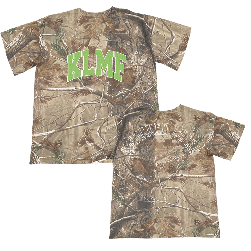 Knocked Loose Merch Knocked Loose Cross Overlay Klmf Realtree Camo T-Shirt Band Fans Gifts