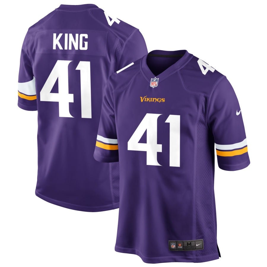 Kobe King Minnesota Vikings 2025 Game Jersey - Purple