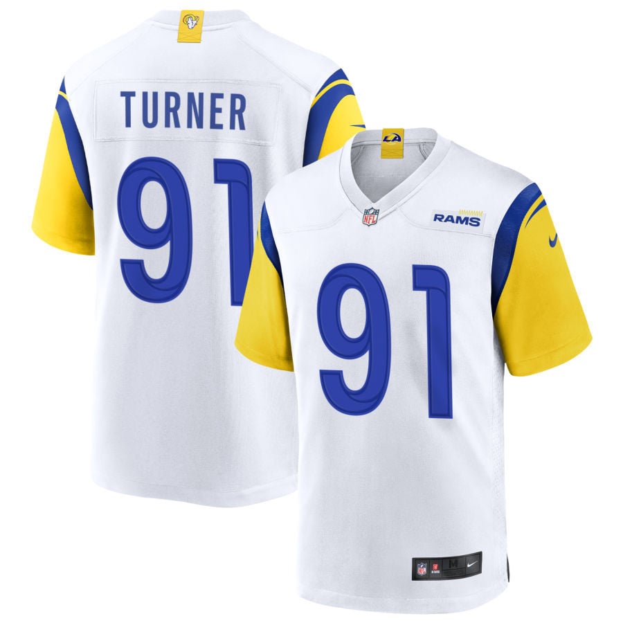 Kobie Turner Los Angeles Rams 2025 Alternate Jersey - White