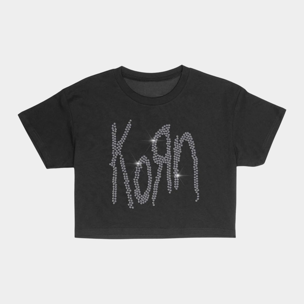 Korn Merch 2026 Korn Logo Crop Top Music Lover Gifts For Sisters