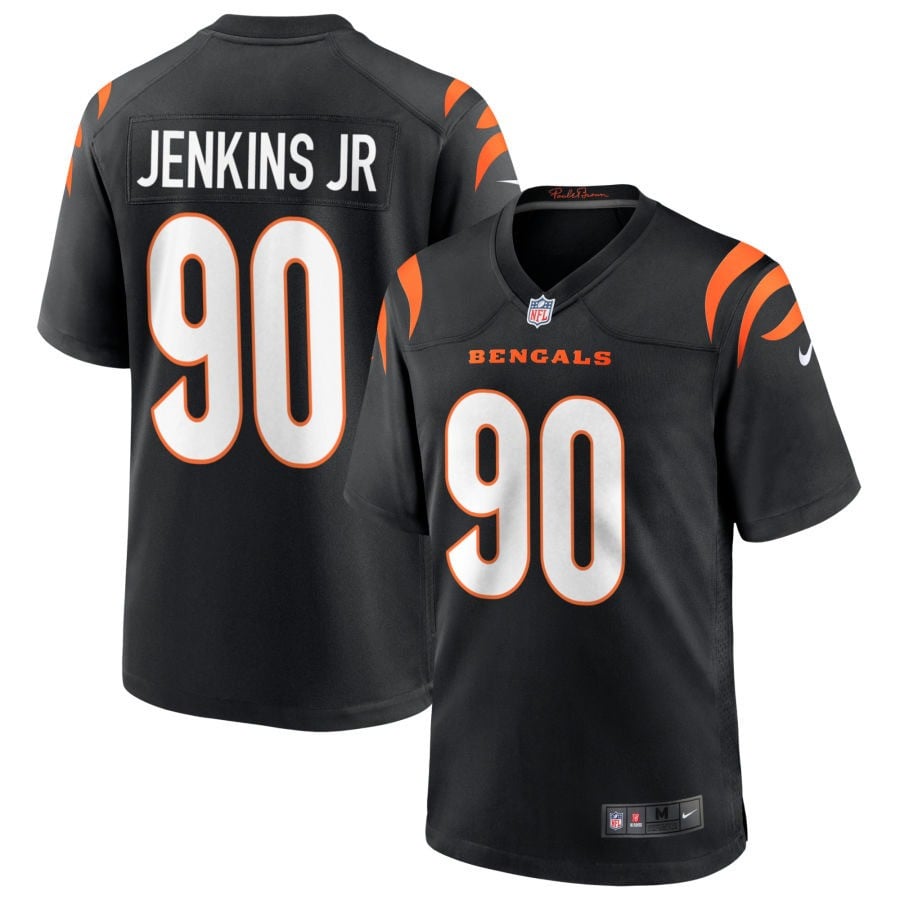 Kris Jenkins Jr Cincinnati Bengals 2025 Game Jersey - Black