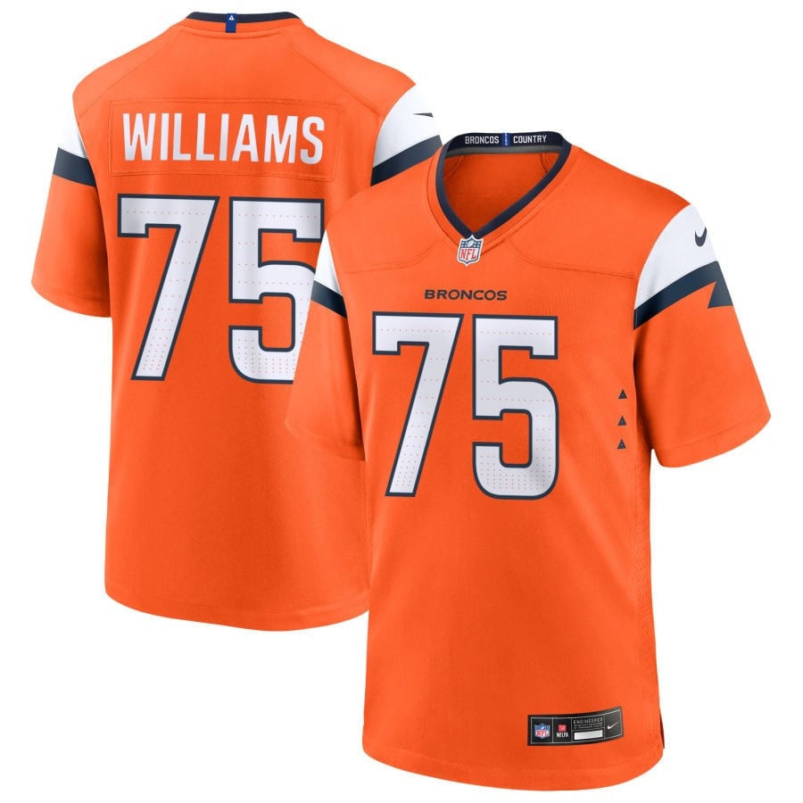 Kristian Williams Denver Broncos 2025 Game Jersey - Orange