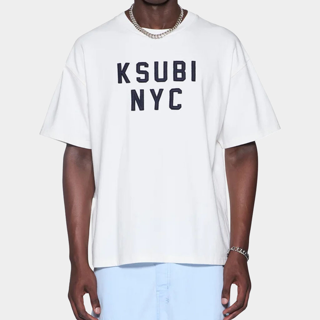 Ksubi Merch 2026 Ksubi NYC T-Shirt White Birthday Gift Ideas For Him