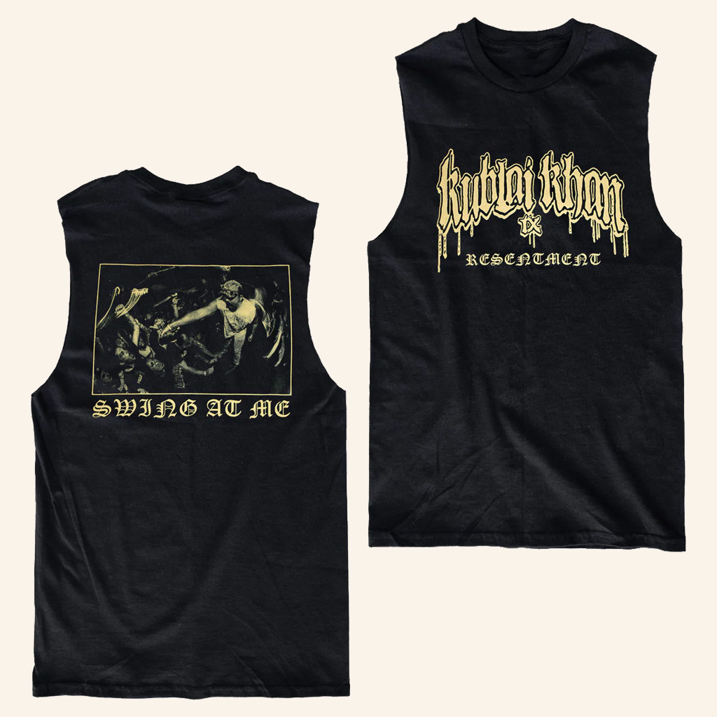 Kublai Khan TX Merch Resentment Muscle Tank Kublai Khan Apparel Present Ideas For Boyfriend