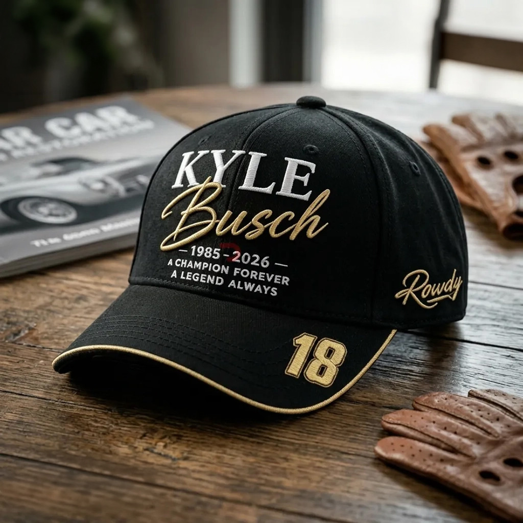 Kyle Busch Champion Forever A Legend Always Baseball Hat Kyle Busch Merch Gift For Racing Fans
