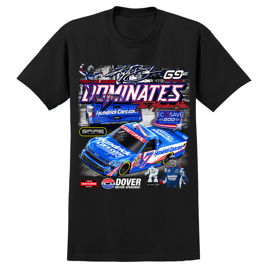 Kyle Busch Merch 2026 Kyle Busch #7 Dover Truck Win T-Shirt Best Gift For Racing Lovers