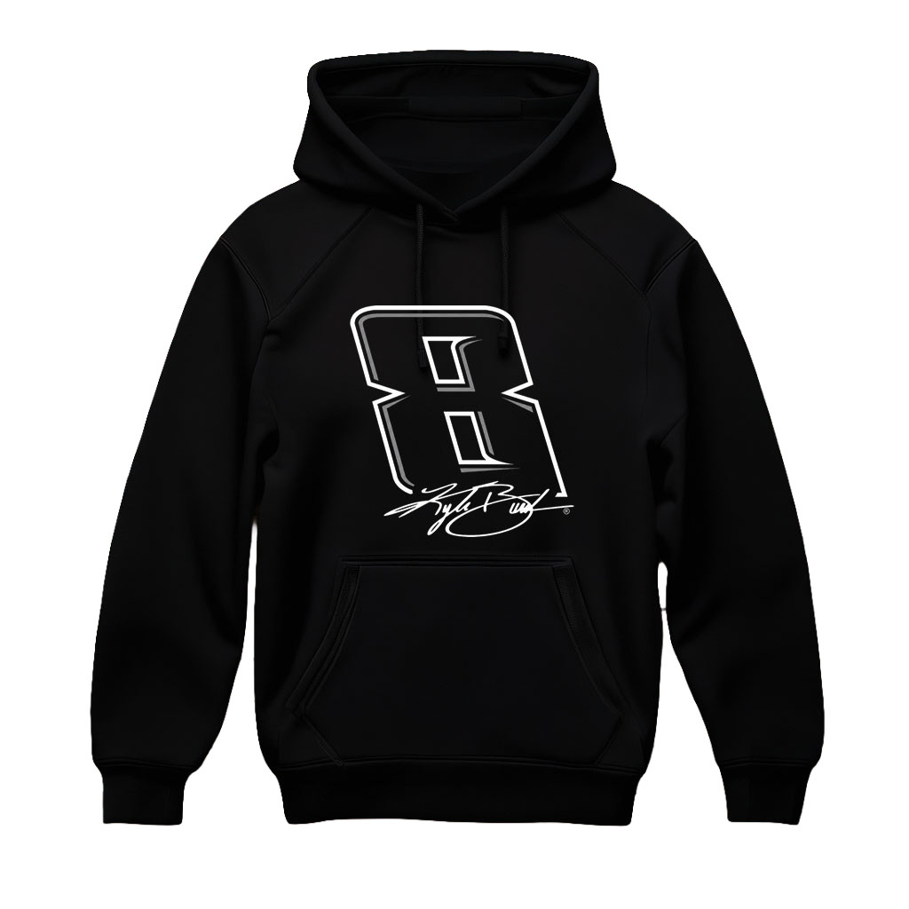 Kyle Busch Merch 2026 Kyle Busch #8 Hoodie Rowdy Nascar Legend Memorial Apparel Fan Gifts