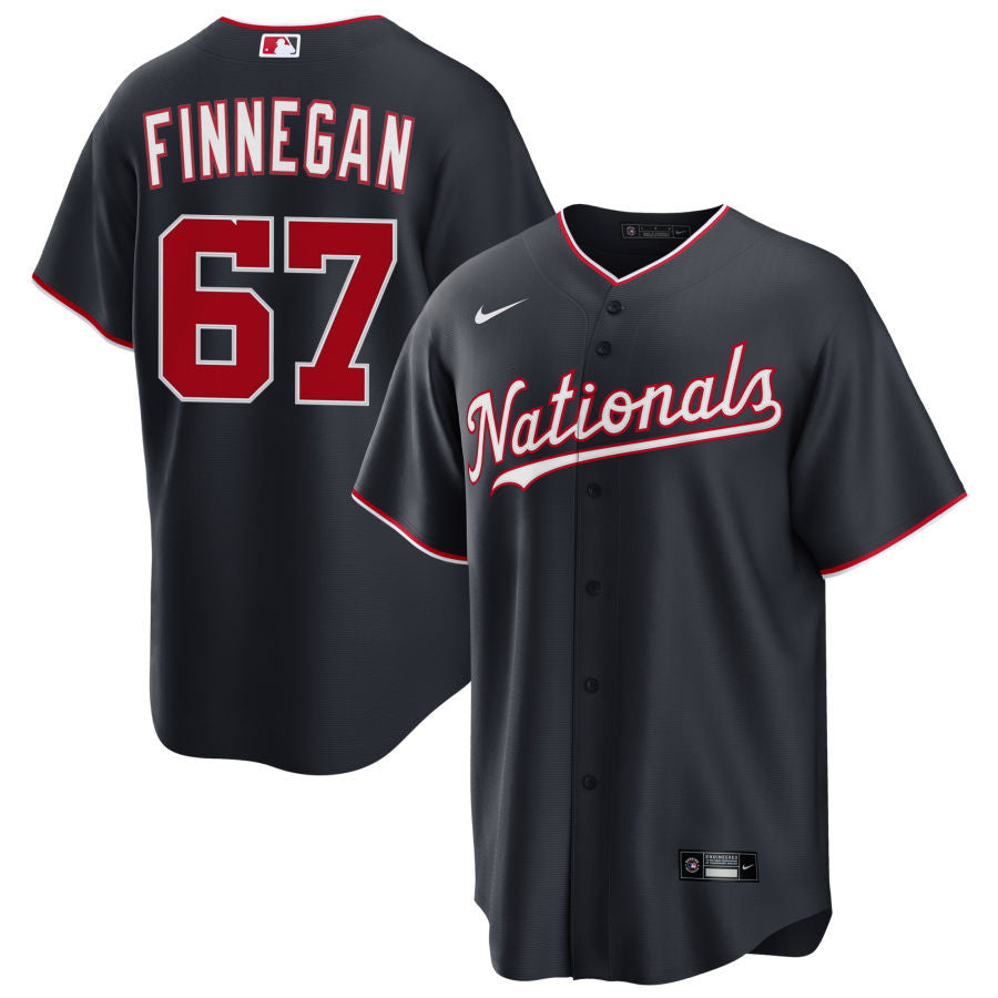 Kyle Finnegan Washington Nationals 2025 Alternate Jersey - Navy