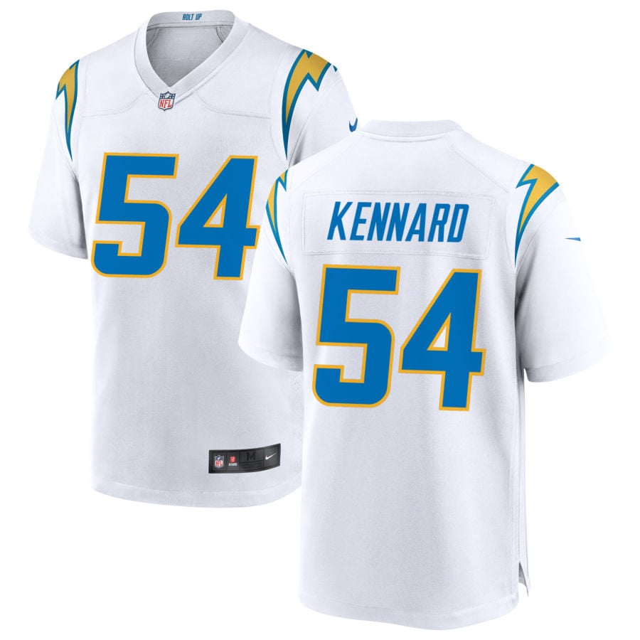 Kyle Kennard Los Angeles Chargers 2025 Game Jersey - White