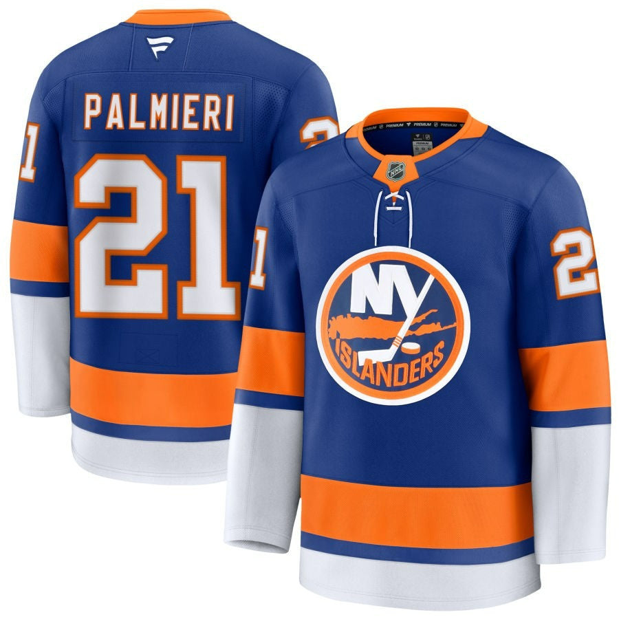 Kyle Palmieri New York Islanders 2025 Home Premium Royal Jersey 1 Kyle Palmieri New York Islanders 2025 Home Premium Royal Jersey