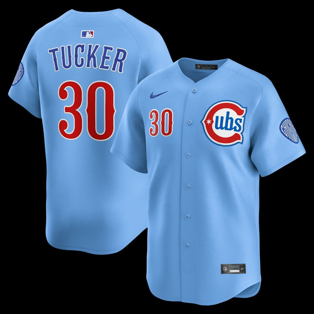 Kyle Tucker Chicago Cubs 2025 Blues Alternate Limited Jersey - Blue