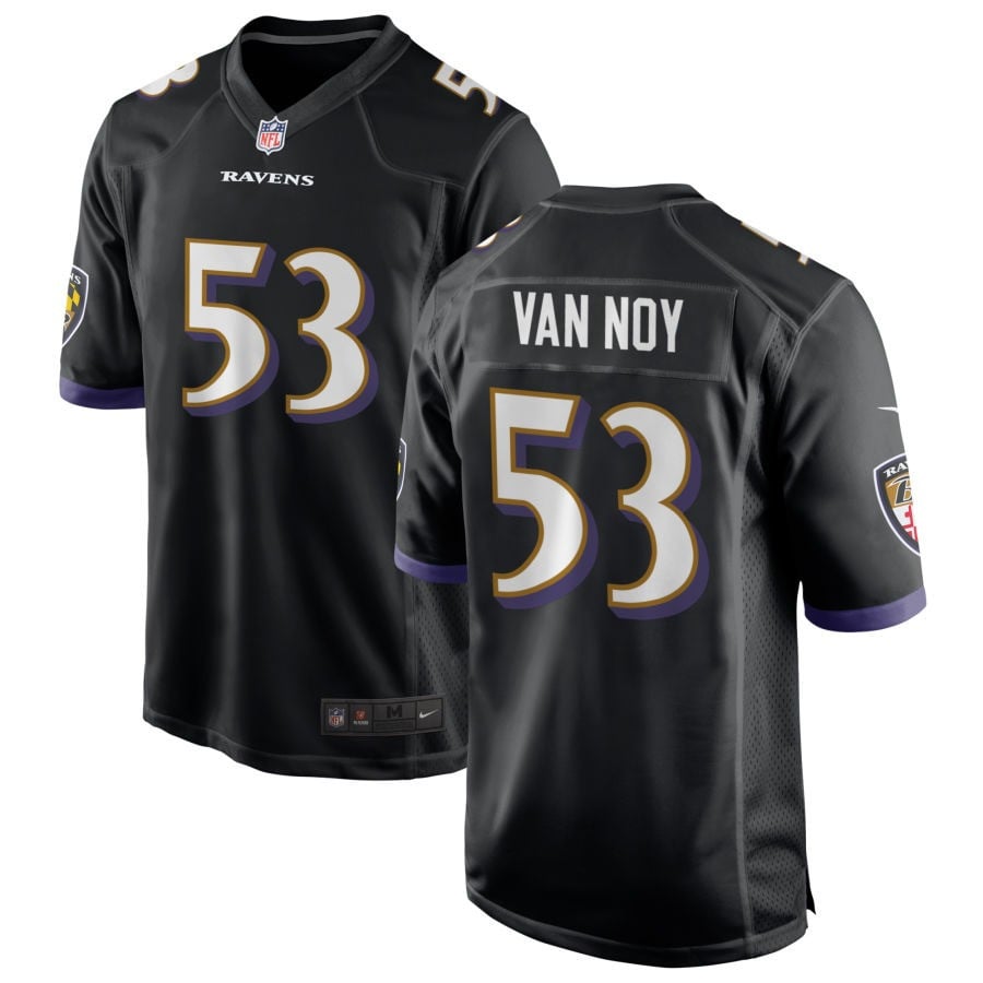 Kyle Van Noy Baltimore Ravens 2025 Alternate Game Jersey - Black