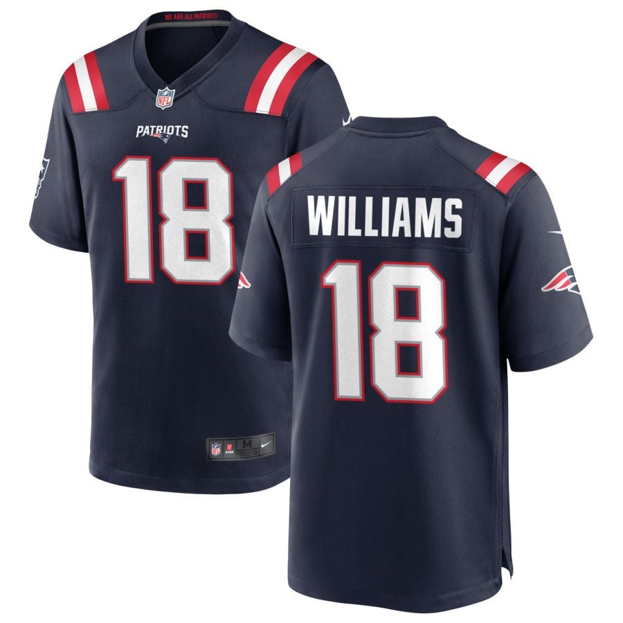 Kyle Williams New England Patriots 2025 Game Jersey - Navy