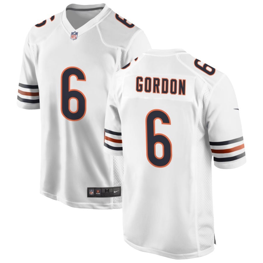 Kyler Gordon Chicago Bears 2025 Game Jersey - White