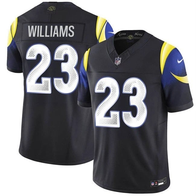 Kyren Williams Los Angeles Rams 2025 "Rivalries" Game Jersey - Black