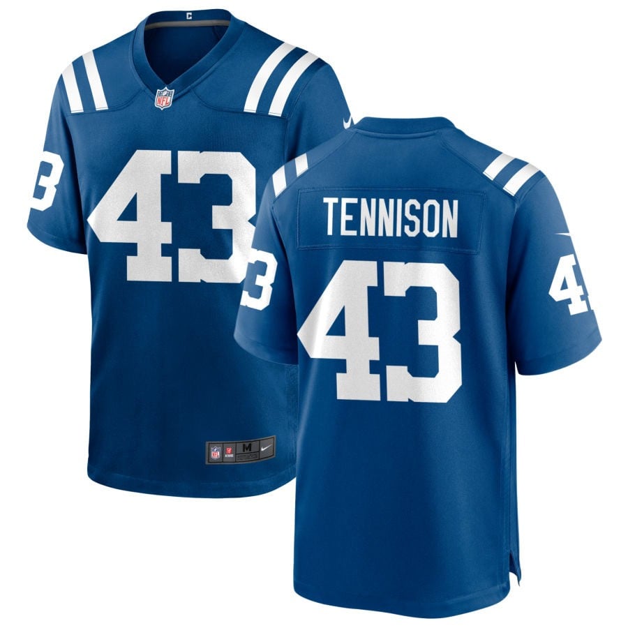 Ladarius Tennison Indianapolis Colts 2025 Game Jersey - Royal