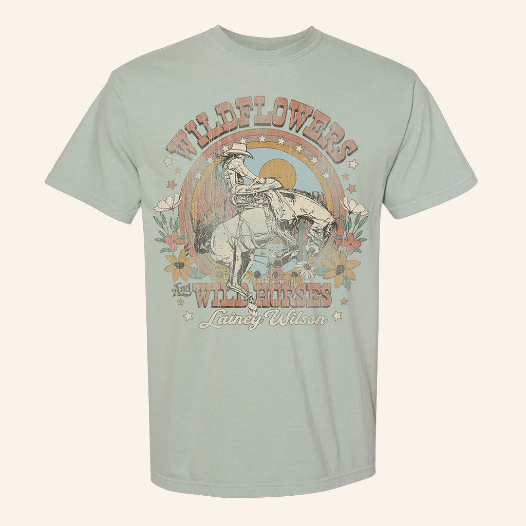 Lainey Wilson Merch Tour 2025 Wildflowers T-Shirt Gifts For Wife