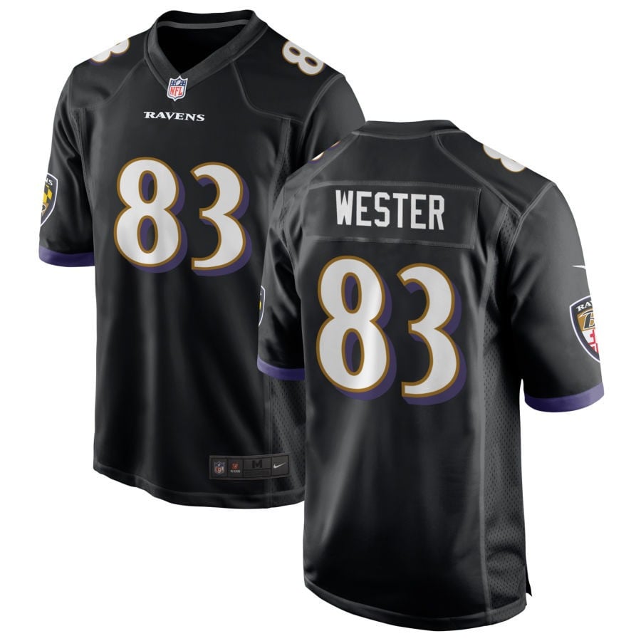 LaJohntay Wester Baltimore Ravens 2025 Alternate Game Jersey - Black