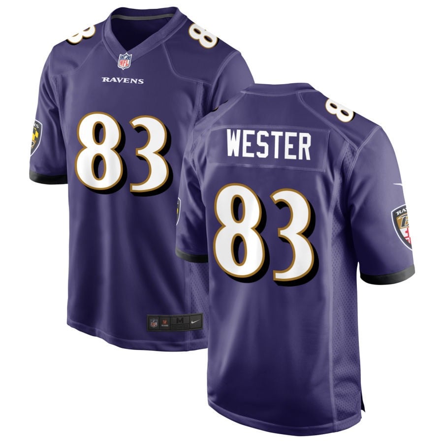 LaJohntay Wester Baltimore Ravens 2025 Game Jersey - Purple