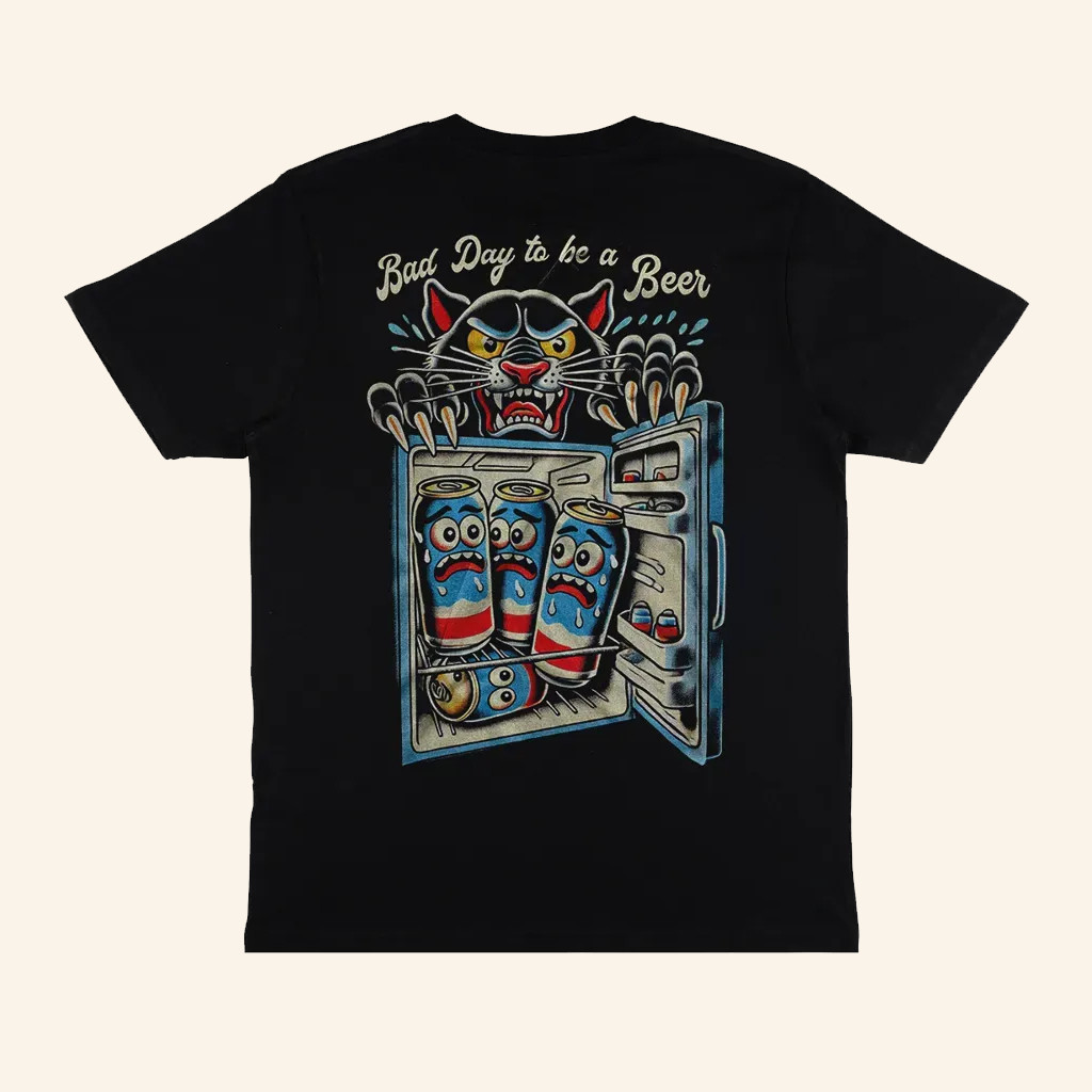 Lakeview Merch Bad Day To Be A Beer Panther T-Shirt Gifts For Brothers