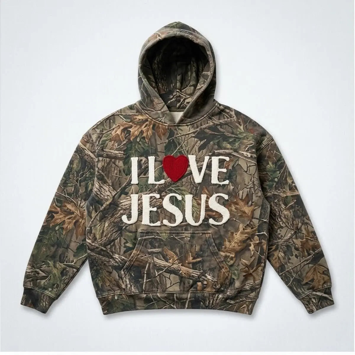 Lamar Jackson I Love Jesus Hoodie Camo Christian Faith Based Clothing Gifts