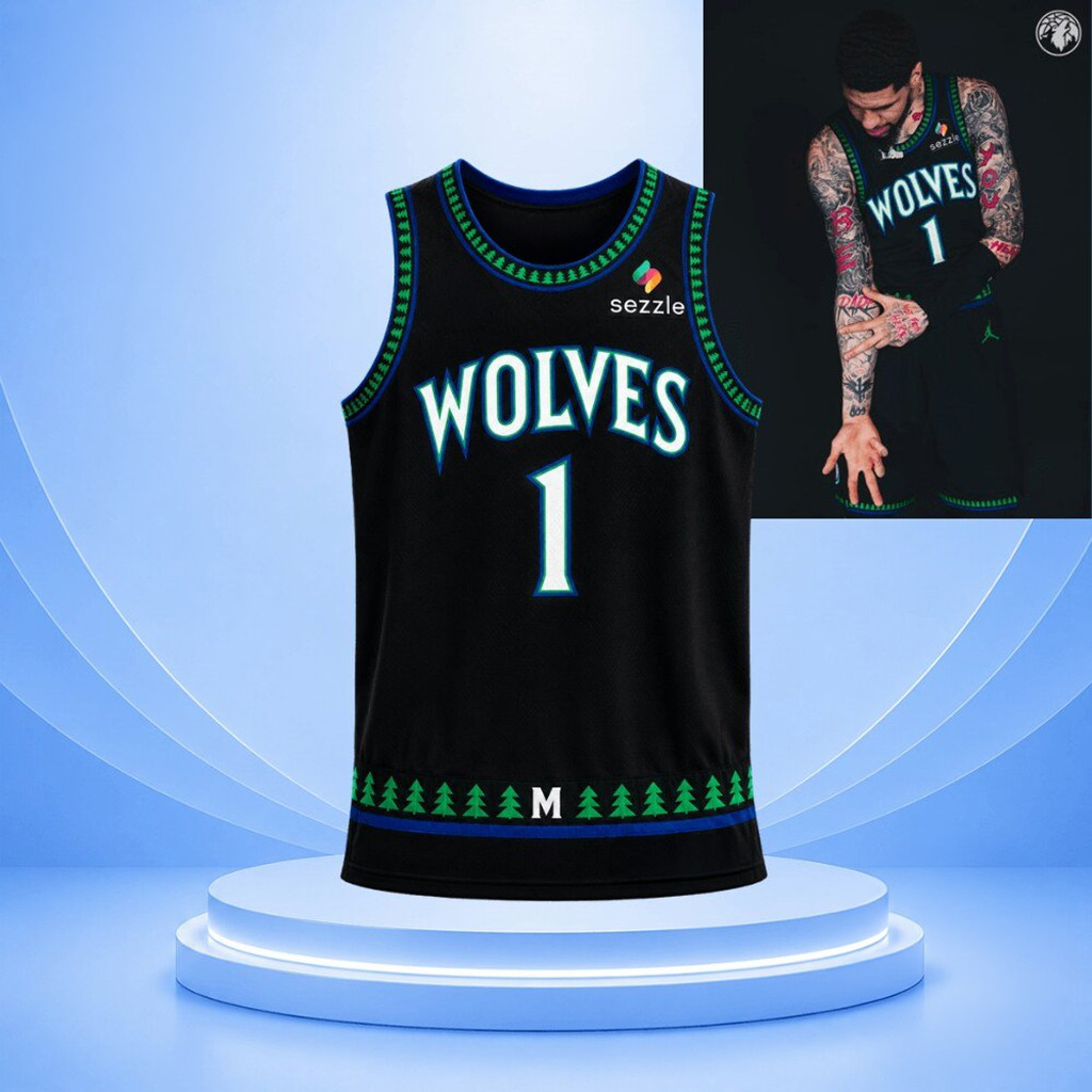 LaMelo Ball Uniform Minnesota Timberwolves 2026 27 Jersey #1 Wolves Jersey Basketball Fan Gear