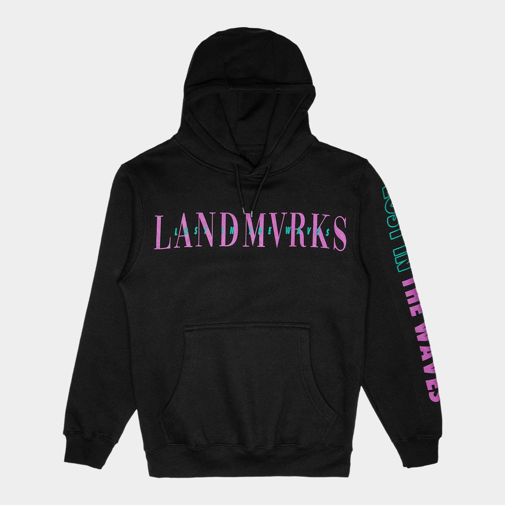 Landmvrks Merch 2026 Lost In The Waves Black Hoodie Best Gifts For Music Lovers
