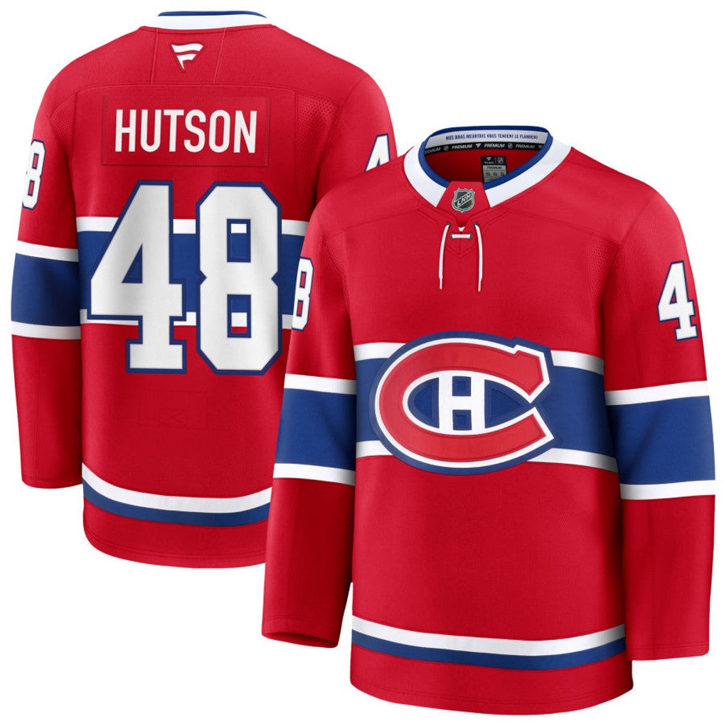 Lane Hutson Montreal Canadiens 2026 Home Premium Jersey - Red