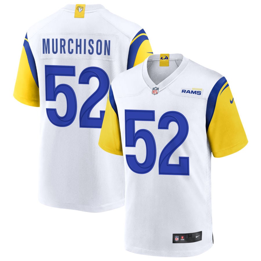 Larrell Murchison Los Angeles Rams 2025 Alternate Jersey - White