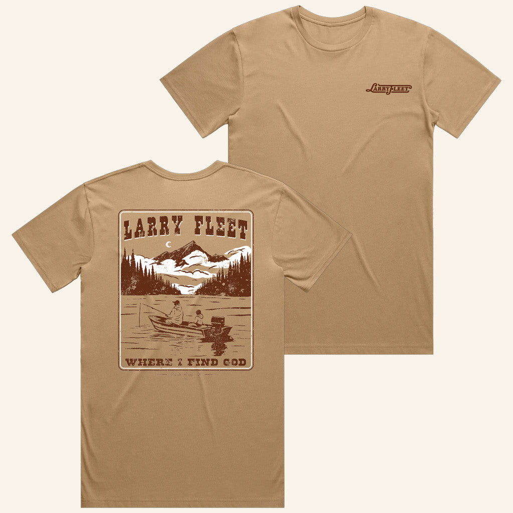 Larry Fleet Merch Tour 2025 Fishing T-Shirt Best Gifts For Music Lovers