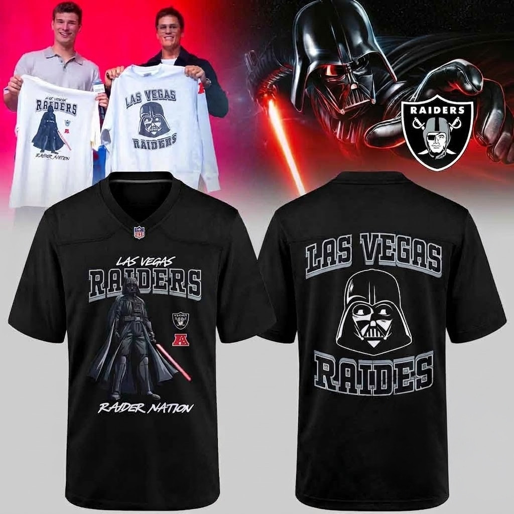 Las Vegas Raiders Darth Vader Raider Nation Football Jersey Las Vegas Raiders Merch Gift Ideas