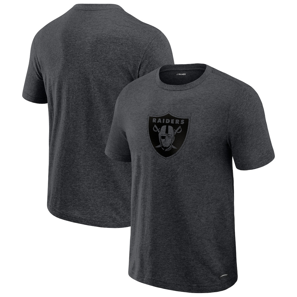 Las Vegas Raiders Merch - Men's Graphite Players Lounge T-Shirt - J. Palmer - Good Gifts For Football Fans
