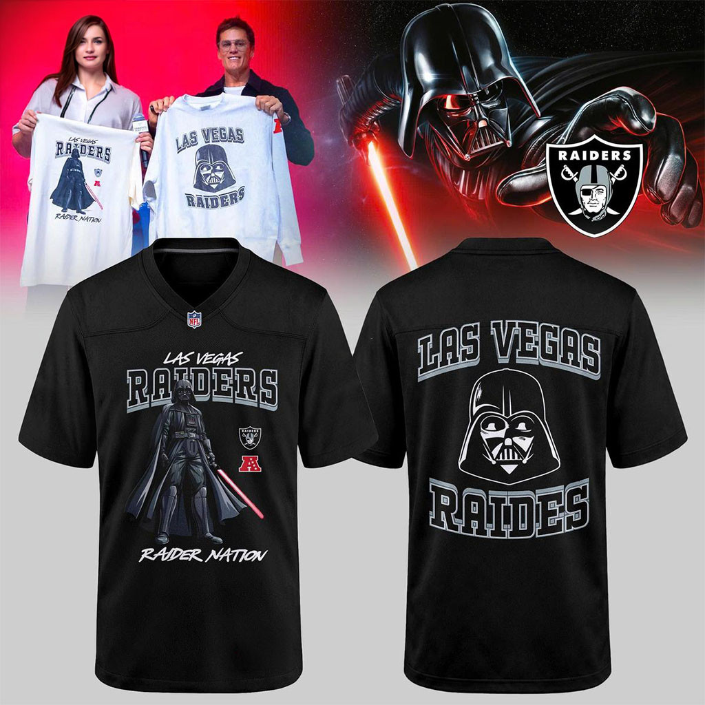 Las Vegas Raiders X Darth Vader 2026 Football Jersey LV Raiders Merch Gift For Football Fans