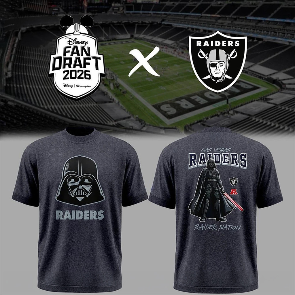 Las Vegas Raiders X Star Wars Night 2026 Merch Darth Vader T-Shirt Gifts For Fans