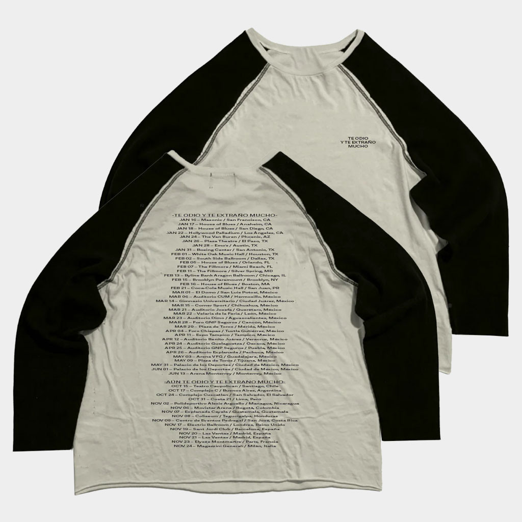 Latin Mafia Merch 2026 Te Odio Y Te Extrano Mucho Long Sleeve Shirt Gifts For Music Lovers