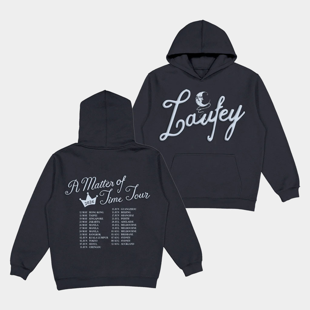 Laufey Merch 2026 A Matter Of Time Tour Hoodie Laufey Concert Merch Gift For Music Fans