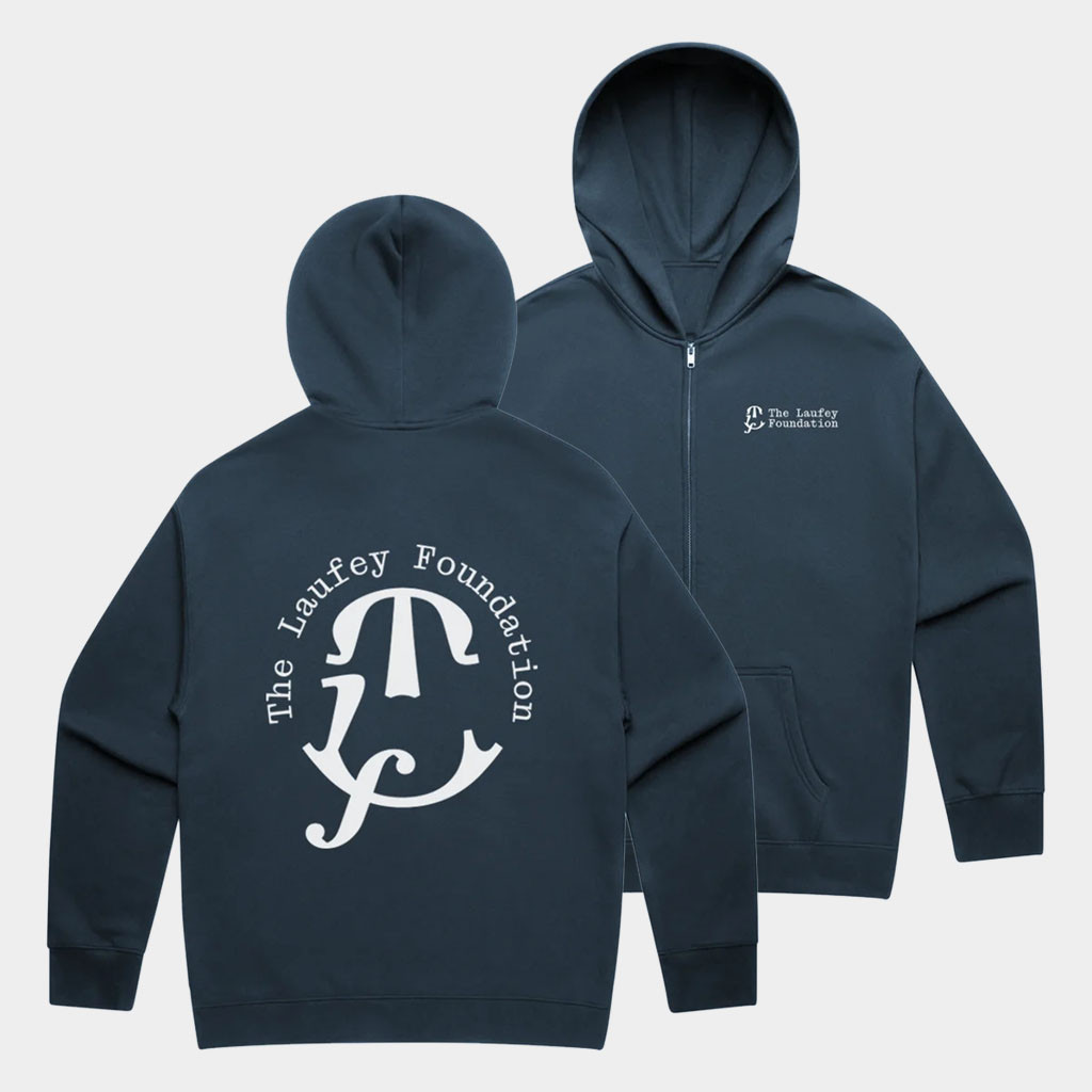 Laufey Merch 2026 The Laufey Foundation Zip Hoodie Gifts For Music Lovers