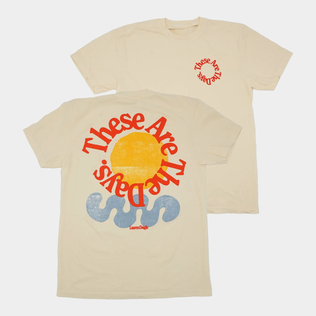 Lauren Daigle Merch 2026 These Are The Days Sun T-Shirt Gifts For Music Lovers