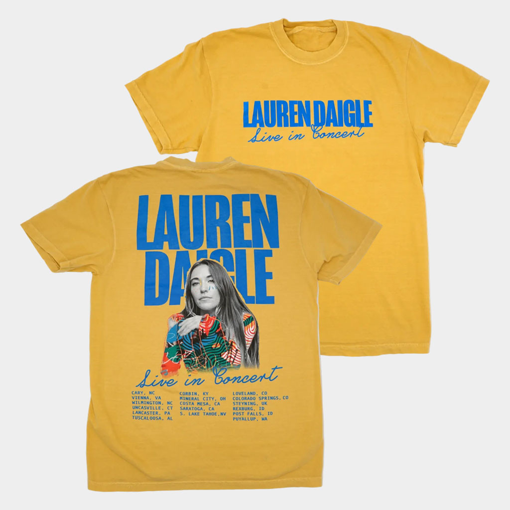 Lauren Daigle Merch 2026 Tour T-Shirt Lauren Daigle Live In Concert Shirt Gift For Music Fans