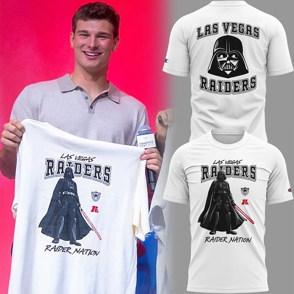 LaV Raiders Darth Vader Shirt Raider Nation Cool Football Shirt Raiders Merch Fan Gifts