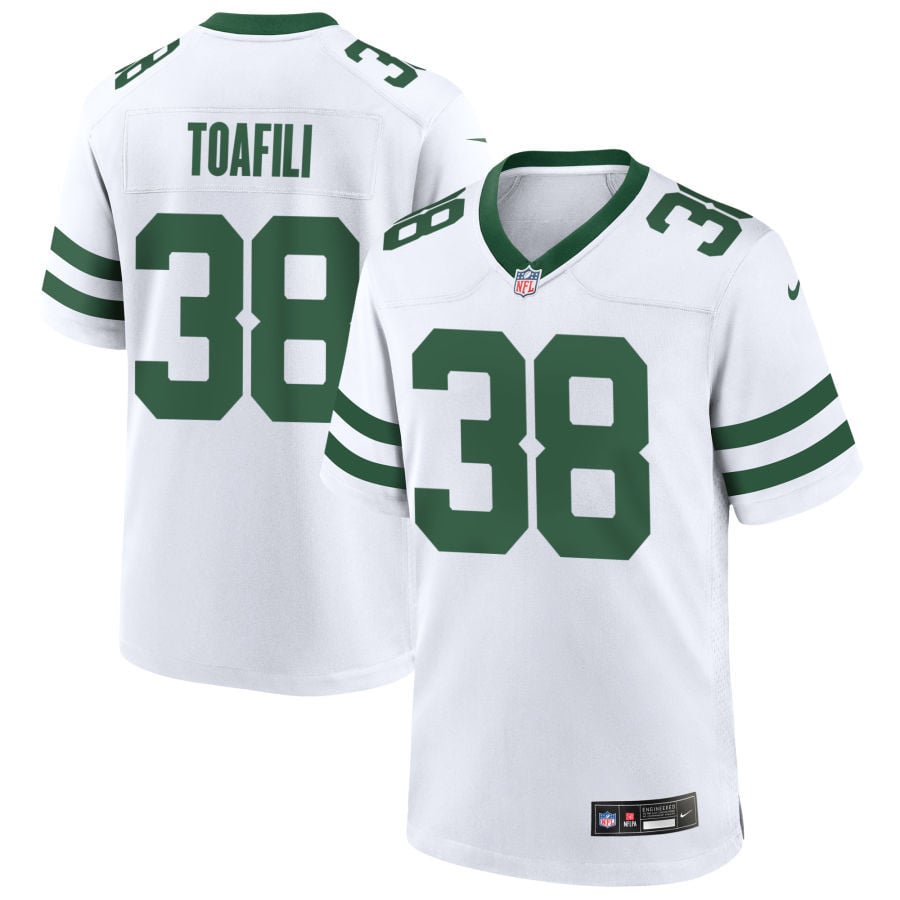 Lawrance Toafili New York Jets 2025 Game Jersey - Legacy White