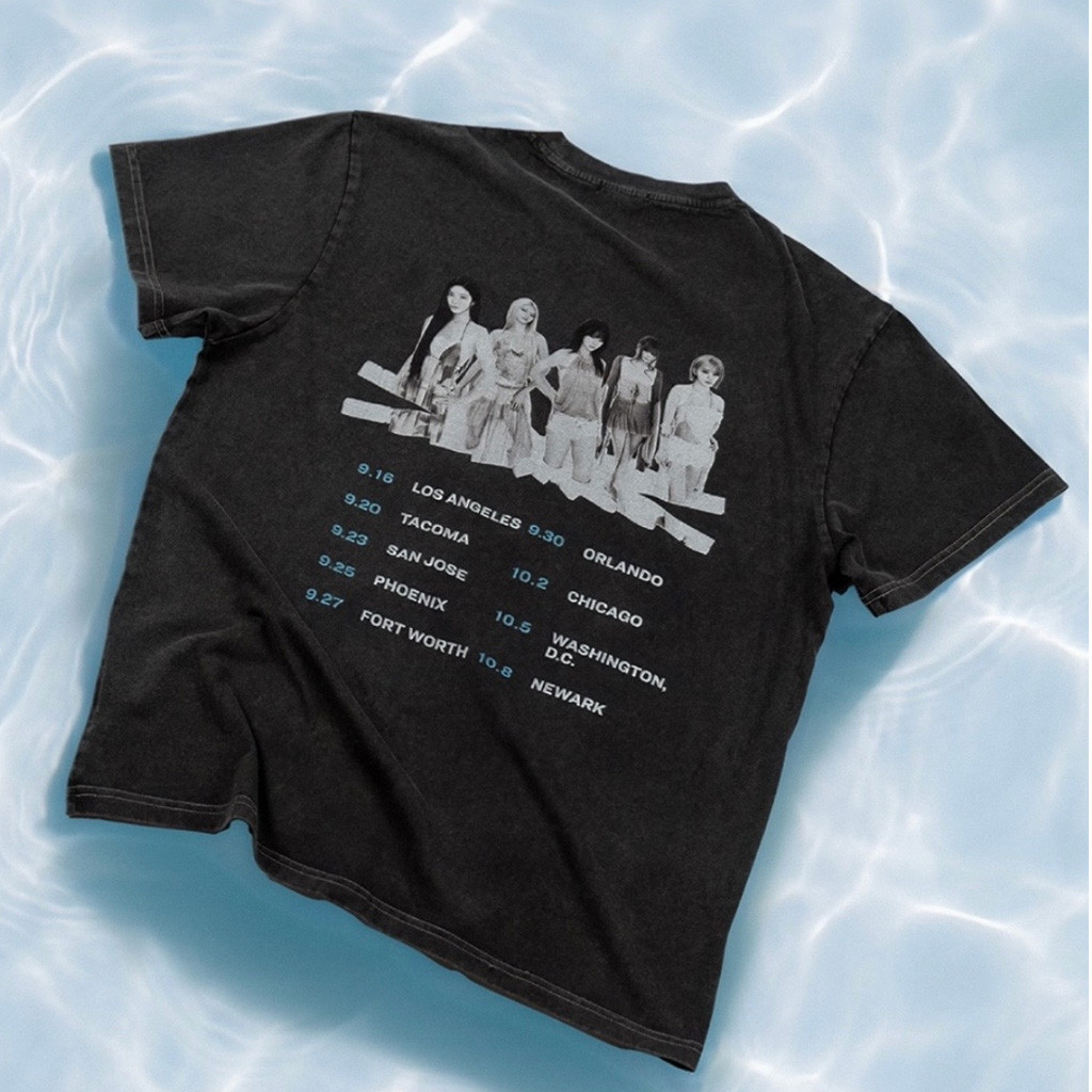 Le Sserafim Tour Merch 2026 Le Sserafim Tour Pureflow T-Shirt Best Gift For Kpop Fans - Image 2